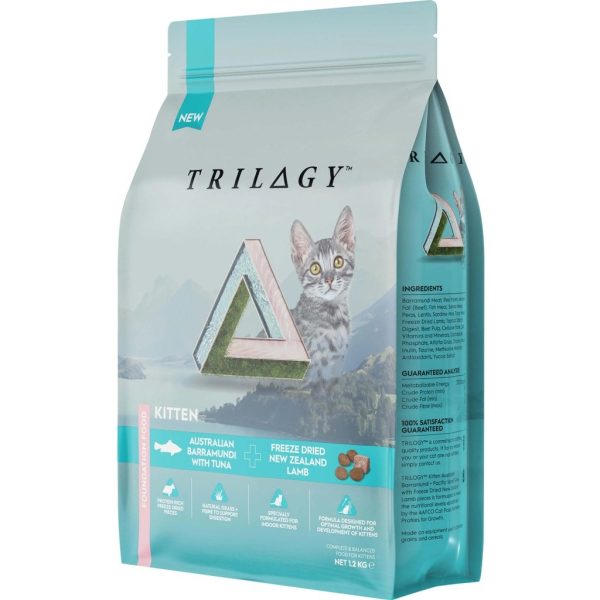 Trilogy Barramundi and Tuna Kitten Food