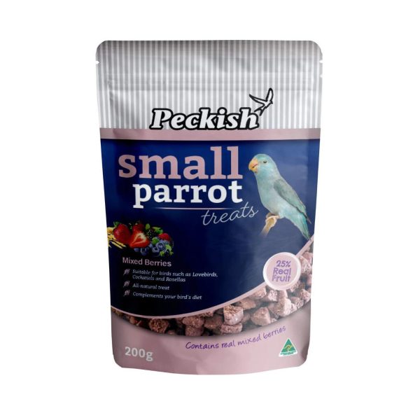 Peckish Small Parrot Treats Mixed Berry 200g