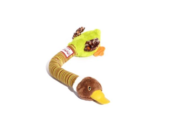 GiGwi Crunchy Neck Plush Duck - Image 2