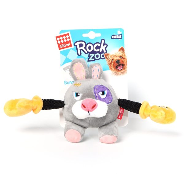 GiGwi Rock Zoo Boxer Rabbit